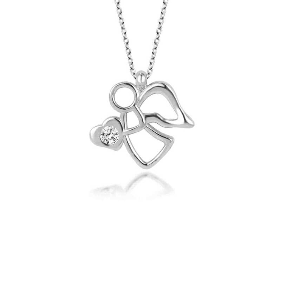 Silver Angel Women’s Necklace