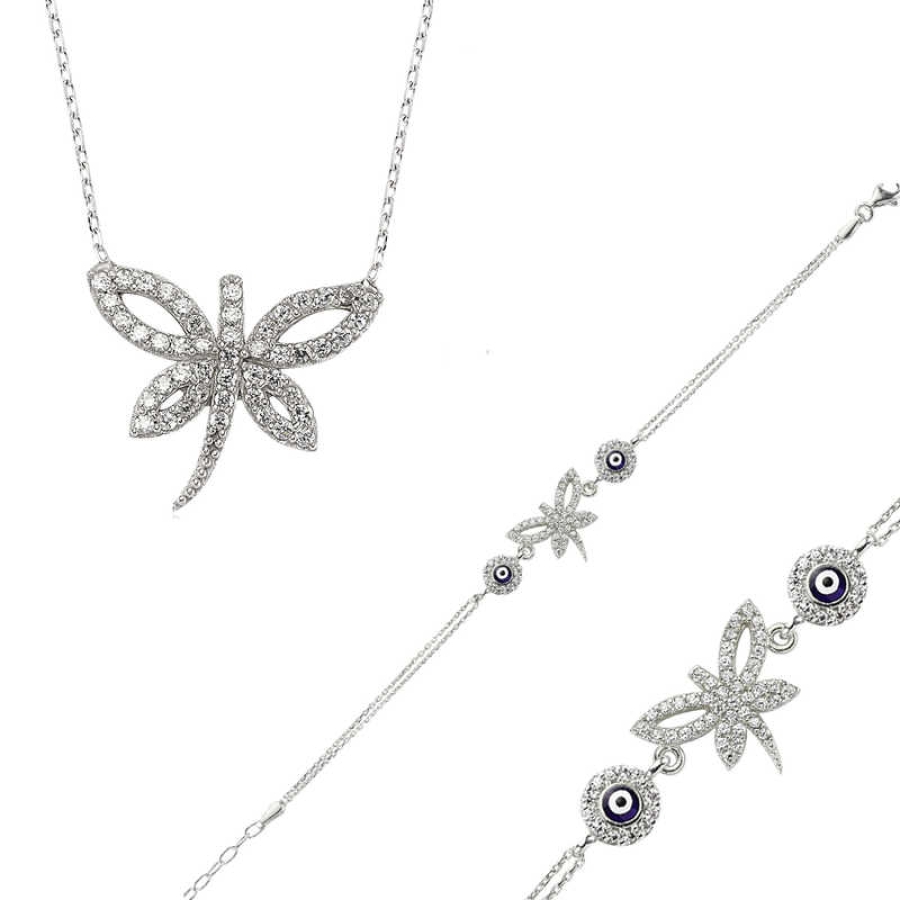 Silver Dragonfly Women’s Set