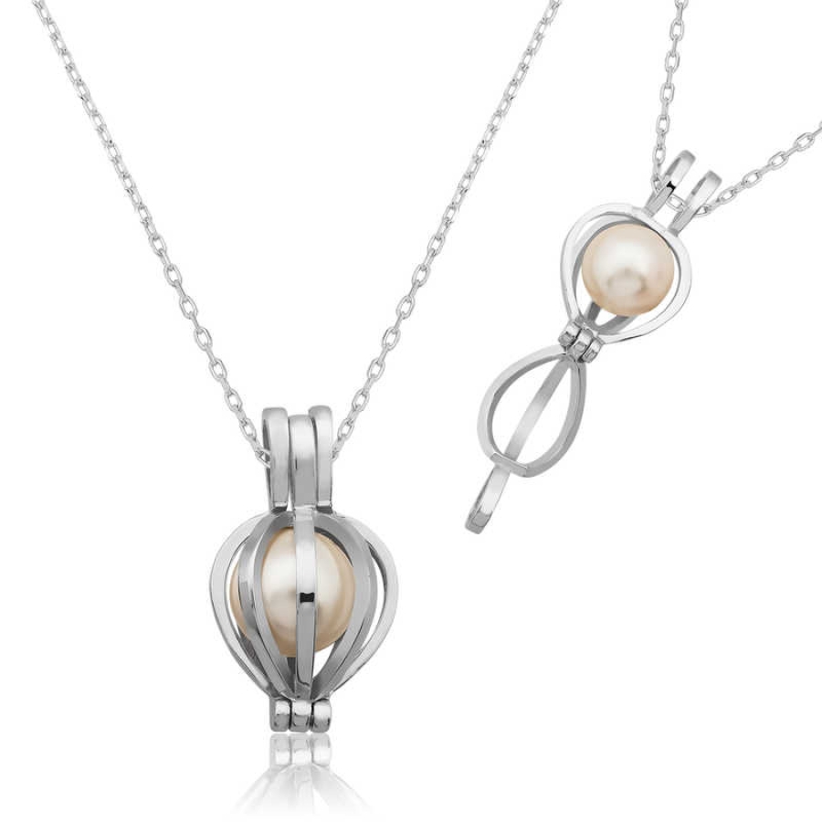 Silver Pearl Women’s Necklace
