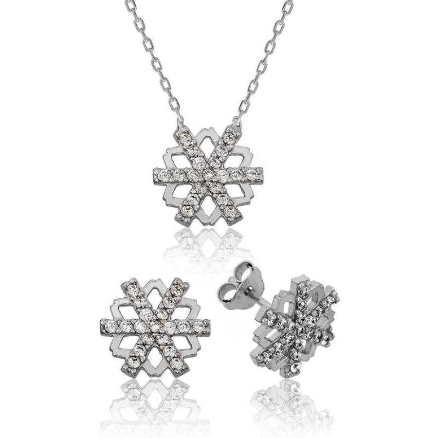 Silver Snowflake Women’s Set