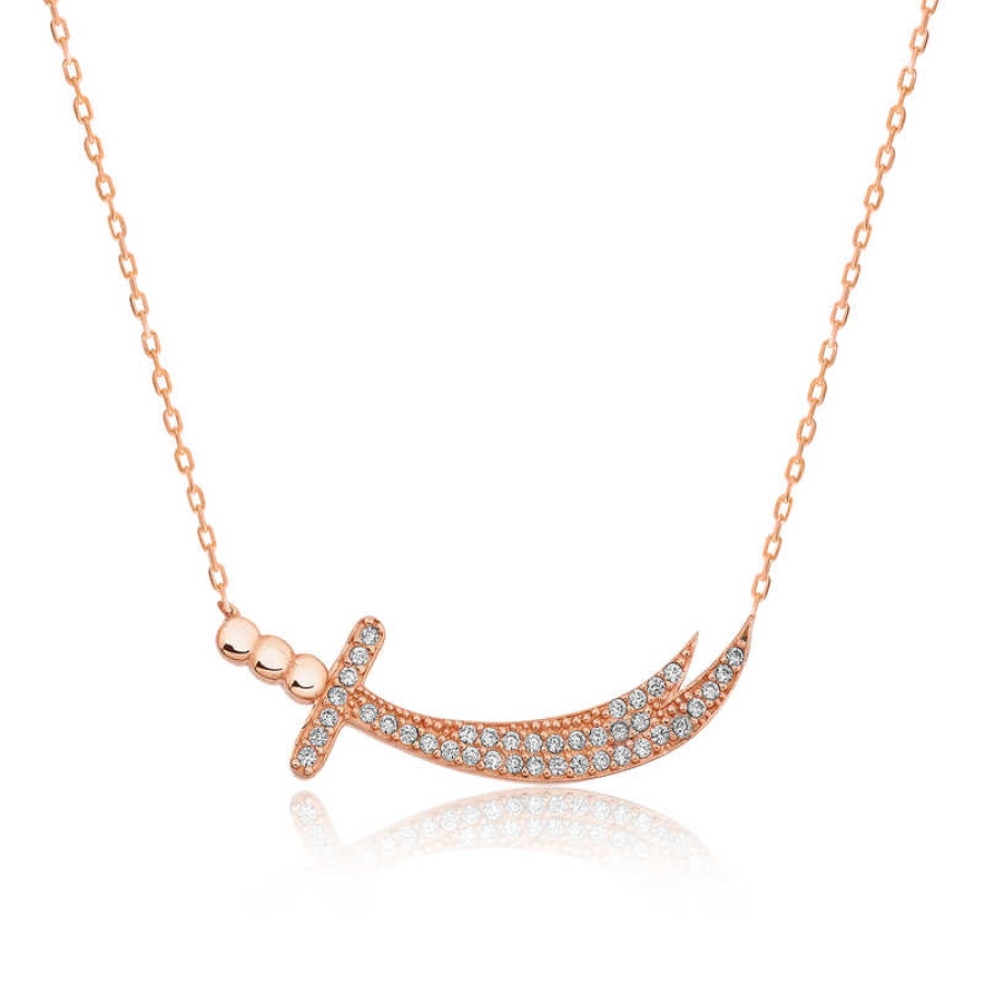 Silver Zulfiqar Sword Women’s Necklace