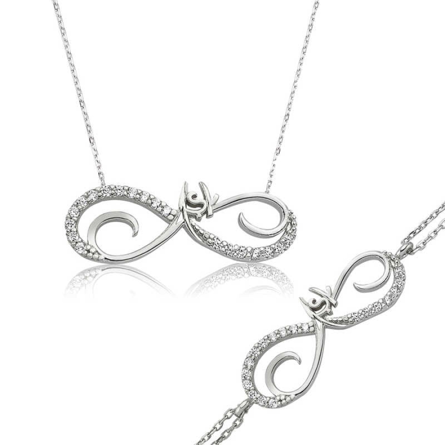 Silver Eternity Love Women's Set