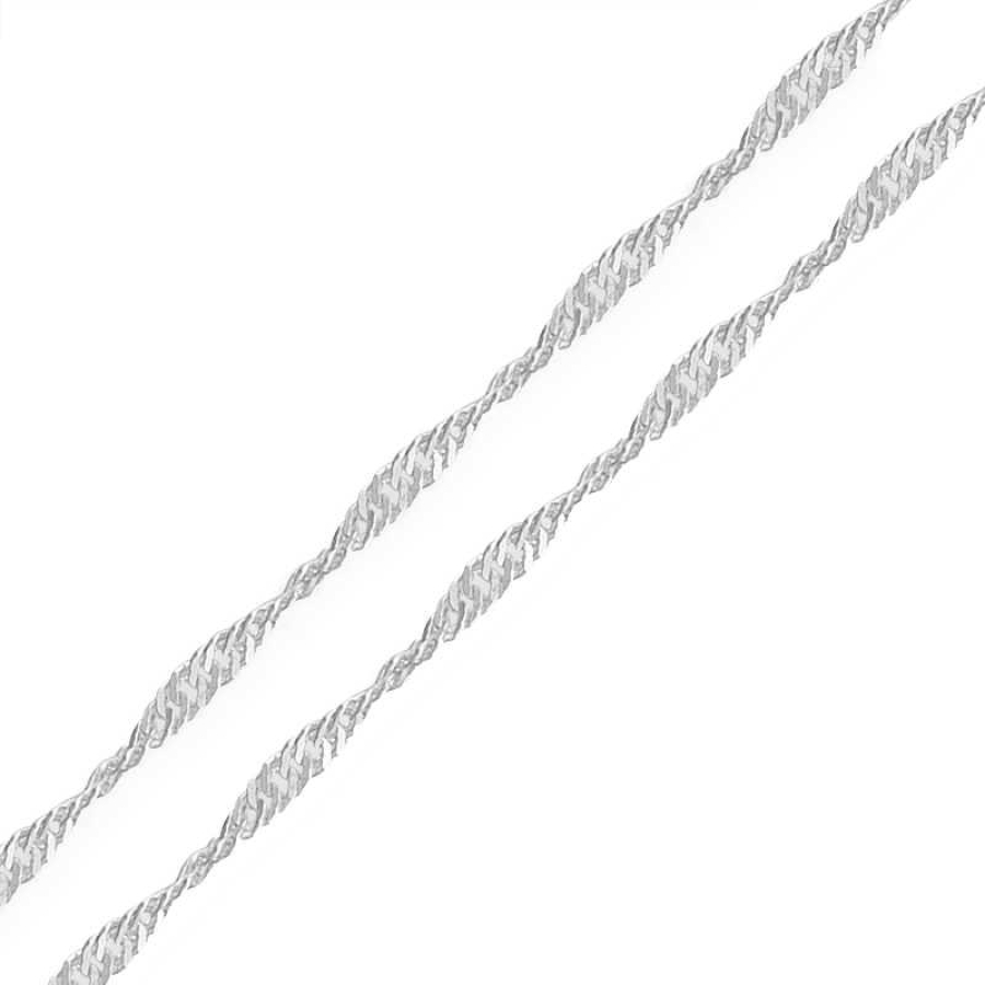 Sterling Silver 925 Singapore Necklace Chain