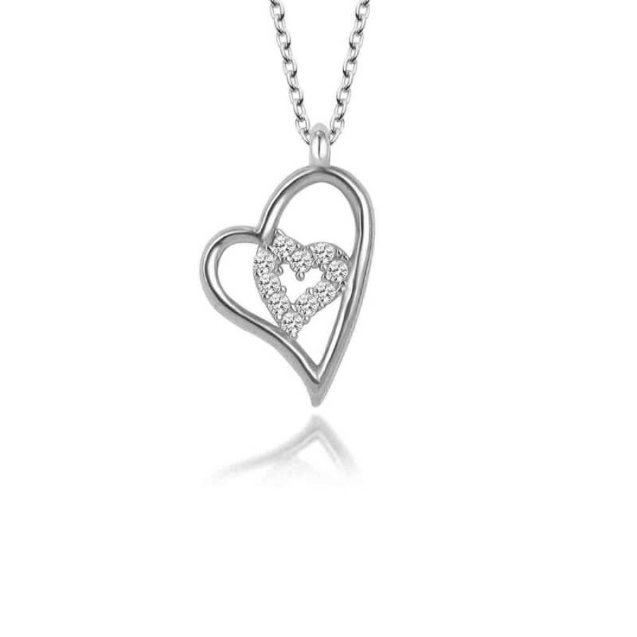  Silver Heart Necklace